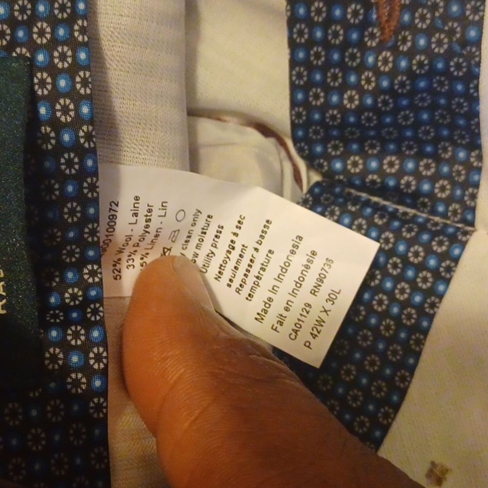 Men's Lauren Ralph Lauren Mulberry Suit - Picture 10 of 12